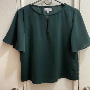 Green blouse